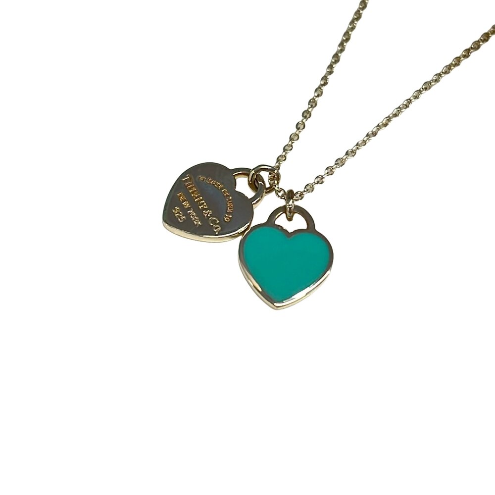 Tiffany & Co. Return to double heart tag Necklace Tiffany Blue